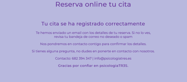 Paso 10. Registro correcto de la cita