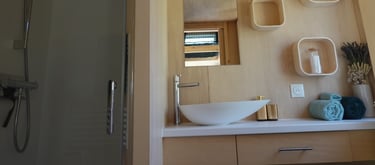 Salle de bain La Tiny du Rocher de Saignon