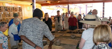 Visite de galerie d'arts à Dakar, au Sénégal