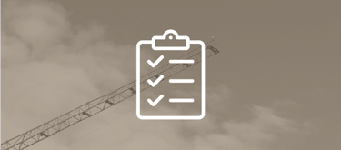 Expertise technique de grue – expertise SMD Grues illustrée par une icône de checklist