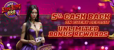 5% cashback promo banner