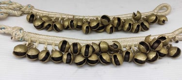 "Traditional tribal foot jewelry–handcrafted anklet for cultural dance-Prepared for export"