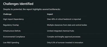 Despite its potential, the report highlights several bottlenecks