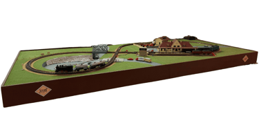 réseau vintage de trains miniatures JOUEF
