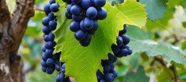 A picturesque view of grapevines in Armenia, highlighting the lush landscape.