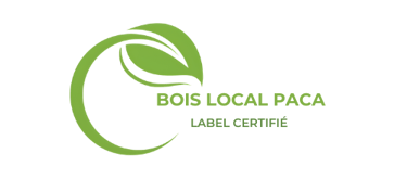 un logo pour une entreprise locale de Bois Local PACA