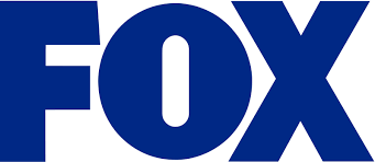 a fox logo with the words fox on it