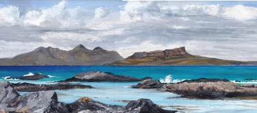 The Small Isles from Ardnamurchan