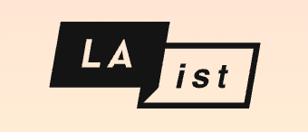 LAist logo with 'LA' in a black box and 'ist' in an outlined box.