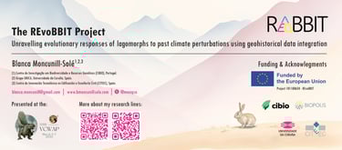 Banner of the poster presentation of REvoBBIT in 5th VCWAP. CC BY-NC-ND 4.0 B. Moncunill-Solé.