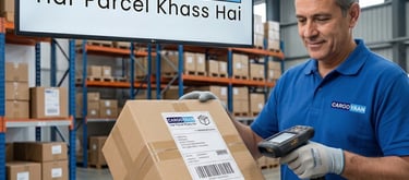 CargoYaan Worker doing security check ai