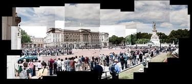 A huge joiner composition of Buckingham Palace