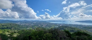 Thailand phuket big buddha viewpoint chalong bay