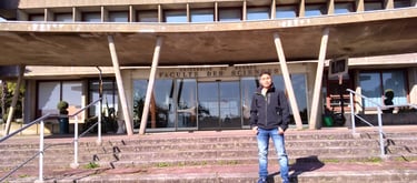 Photo of Henry Areiza at the University of Rennes