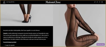descrition produit mode