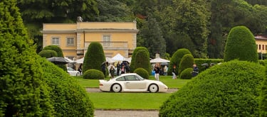 rare Porsche at a car show