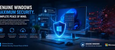 Why Using Genuine Microsoft Windows Improves Security