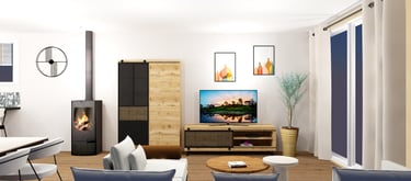 salon-bois-noir-contemporain