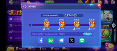 invitation details.