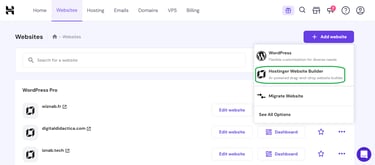 Hostinger Website Builder