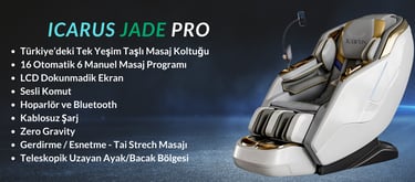 icarus jade pro türkiye'deki tek yeşim taşlı masaj koltuğu