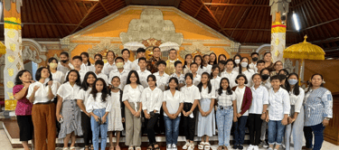 Foto bersama Sekami Tuka di Paroki Tuka Hari Anak Misioner 2023