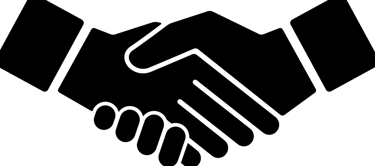 poignée de main icone