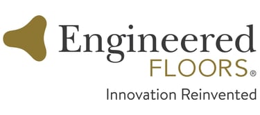 a logo for a flooring company, Engineered Floors