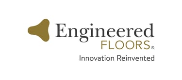 a logo for a flooring company, Engineered Floors