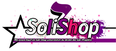 a logo for a shop called soli shop