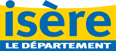 Logo du département de l'Isère en soutient au judo