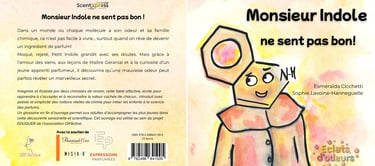 couverture Monsieur indole ne sent pas bon! livre de Esméralda Cicchetti Sophie Lavoine-Hanneguelle