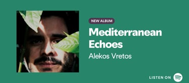 Mediterranean Echoes Album Promo Card 