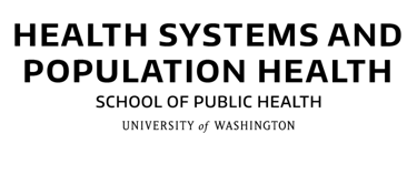 Logo of UWSPH Health Systems and Population Health