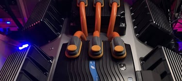 EV Car Engine Bay