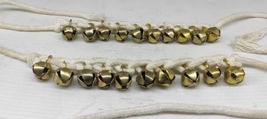"Handmade small tribal anklet pair–traditional foot jewelry-for global buyers"