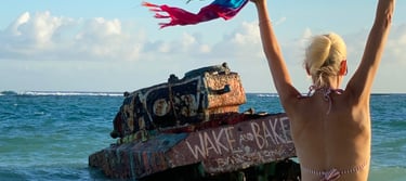 Wake and Bake on Culebra's Flamenco Beach
