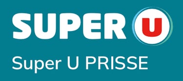 logo Super U prissé