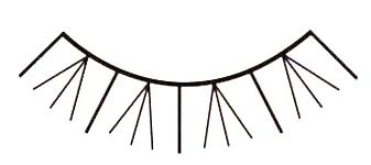 Hybrid Eyelash Extensions example 