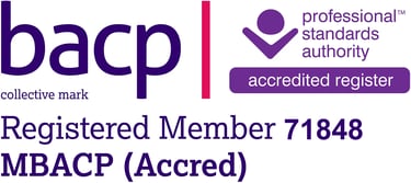 BACP Registered Member 71848 MBACP (Accred)