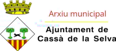 Colaboración del Archivo del Ayuntamiento de Cassà de la Selva con la Web Oficial Domènec Balet