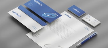 غلاف تصميم هوية COMTECH BRANDING