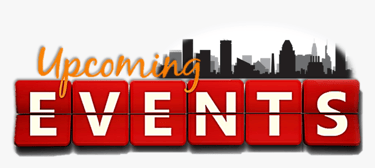 a red updating event with the words upcoming upcoming upcoming events