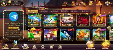Royal Casino Game, Royal x Casino Game Download, Royal Casino vs Royal x Casino APK, Royal x Casino