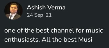 A student's review about our musciwale's online music class