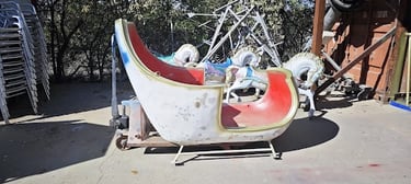 #restauracion_trineo_navideño