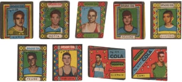 1956 Figuritas Cola Basquetbal Guayra Cards Basketball cards from Argentina