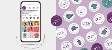 diseño de branding y presencia en redes sociales