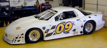 Race Car Lettering Graphics WI