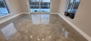 polisherd concrete floot